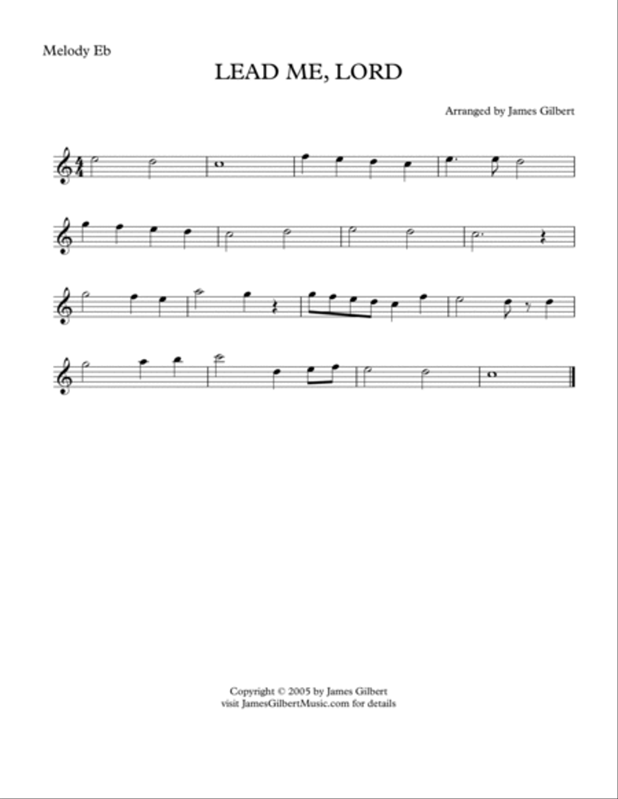 LEAD ME LORD Small Ensemble scores gallery preview page 4
