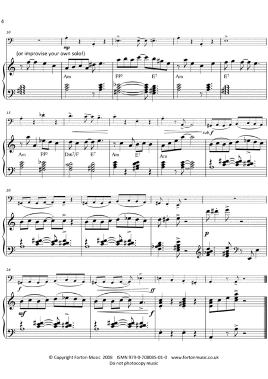 Collaborations 2 for bassoon and piano Bassoon Solo scores gallery preview page 4