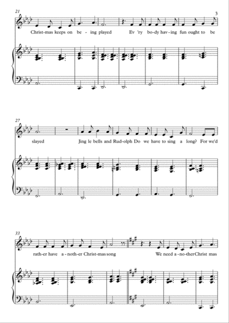 We Need Another Christmas Song! Voice scores gallery preview page 3