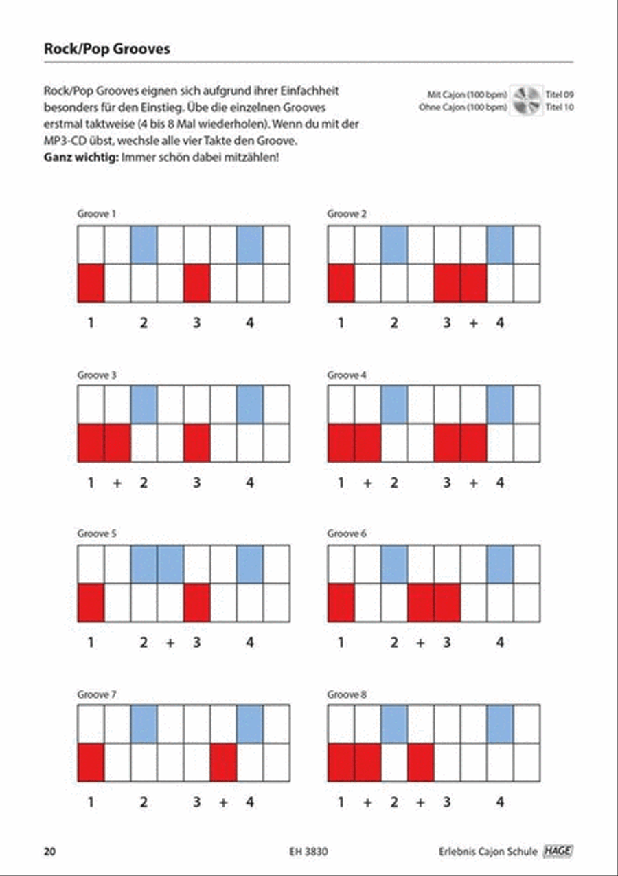 Erlebnis Cajon Schule Erlebnis Cajon Schule CD scores gallery preview page 5