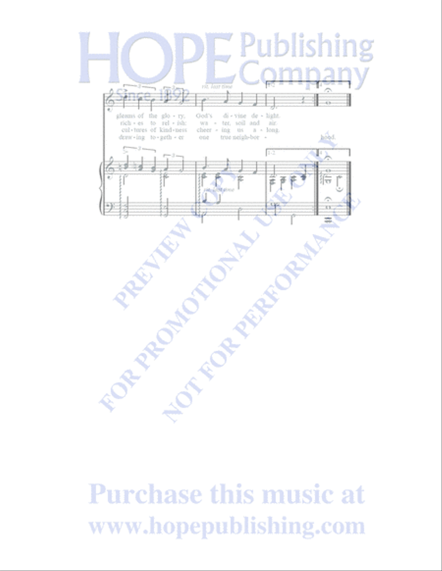 A Place at the Table Choir scores gallery preview page 45