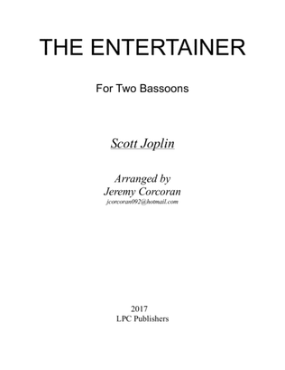 Book cover for The Entertainer for Two Bassoons