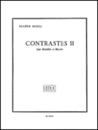 Book cover for Contrastes II (Oboe & Bassoon)