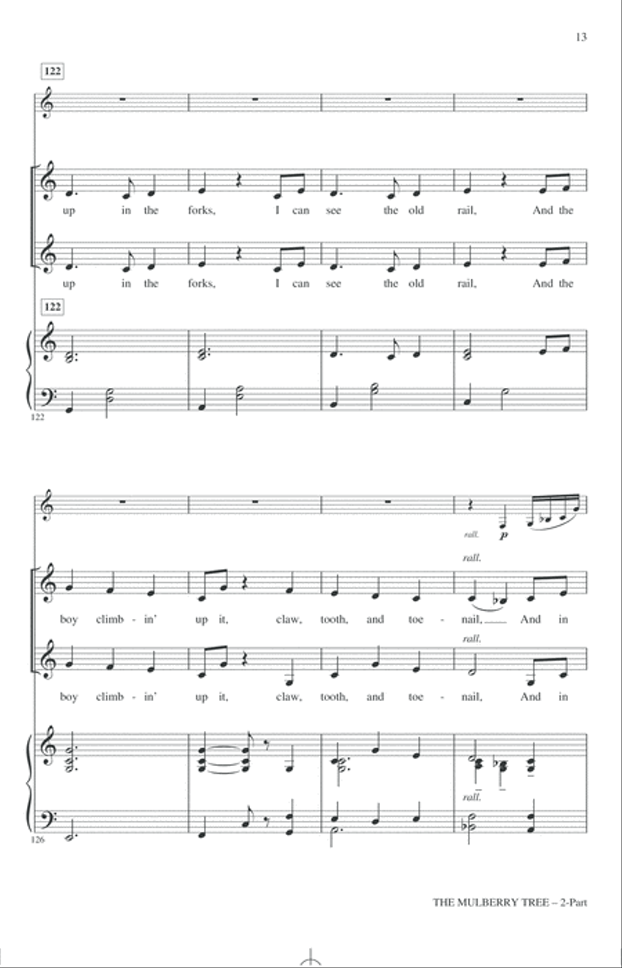 The Mulberry Tree 2-Part scores gallery preview page 11
