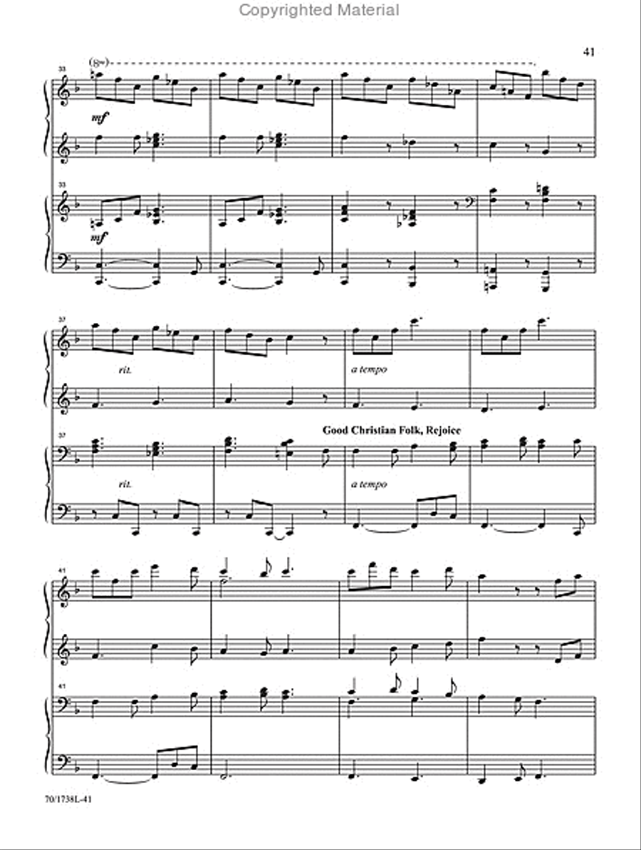 A Season of Joy A Season of Joy Piano Duet scores gallery preview page 8