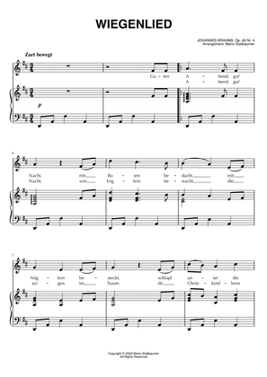Brahms: Wiegenlied (Op. 49 Nr. 4)