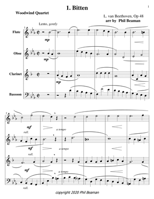 Bitten (Prayer)-Beethoven-Woodwind Quartet