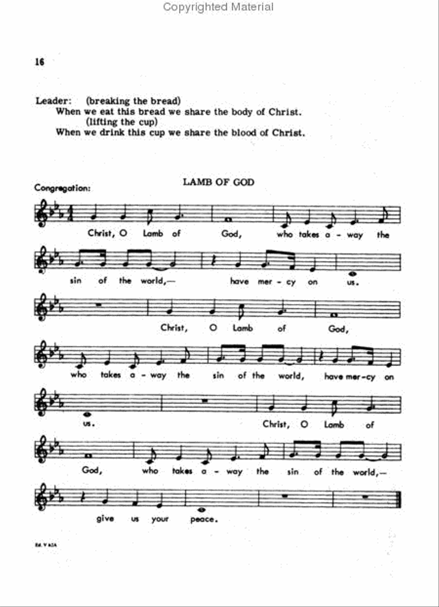 Chicago Folk Service-Congregational Edition - Choir - Sheet