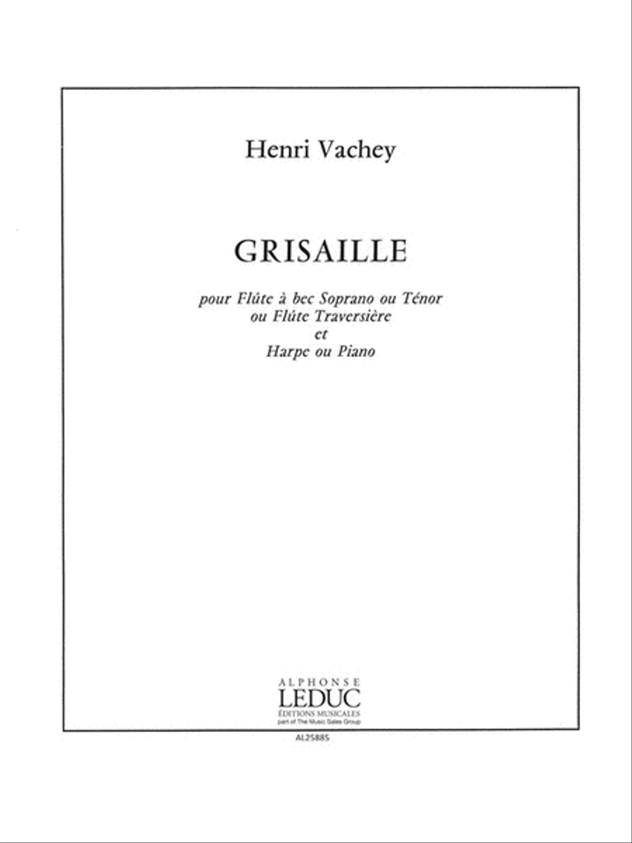 Grisaille (flute & Piano) Flute Solo scores gallery preview page 1