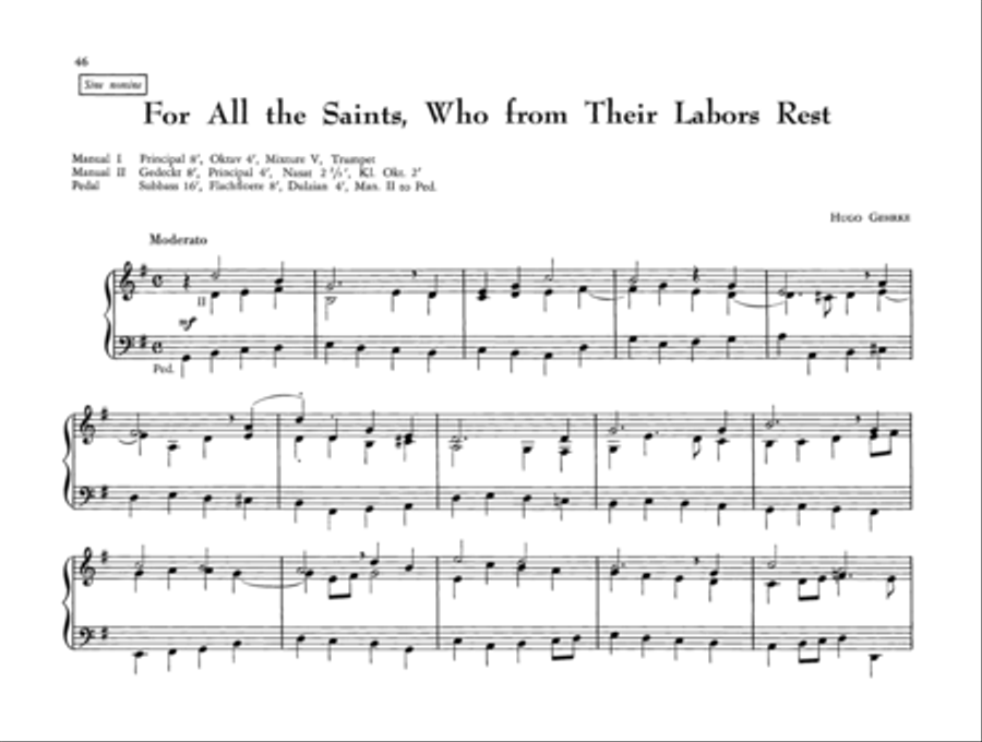 The Parish Organist, Part 12 (Familiar Hymn Tunes) Organ scores gallery preview page 21