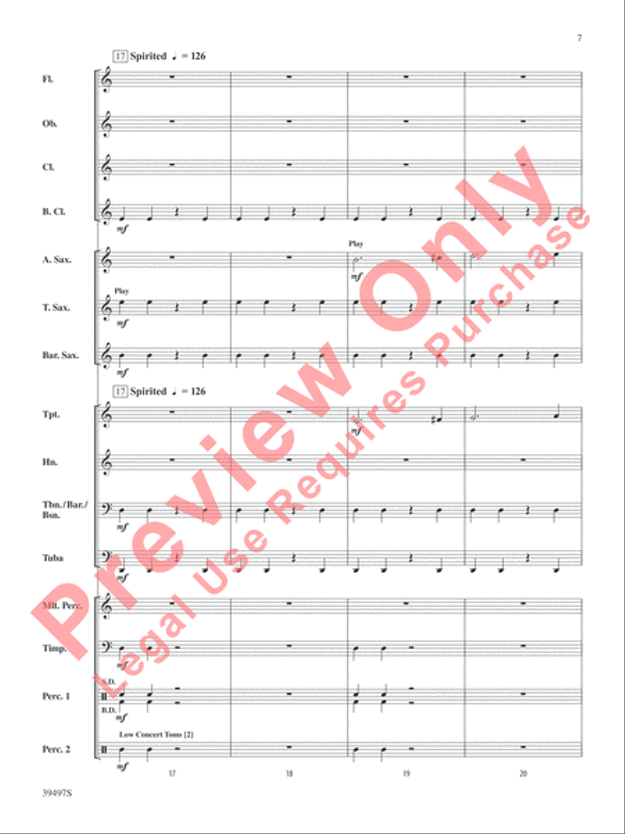 The Maya Kingdom The Maya Kingdom Concert Band scores gallery preview page 8