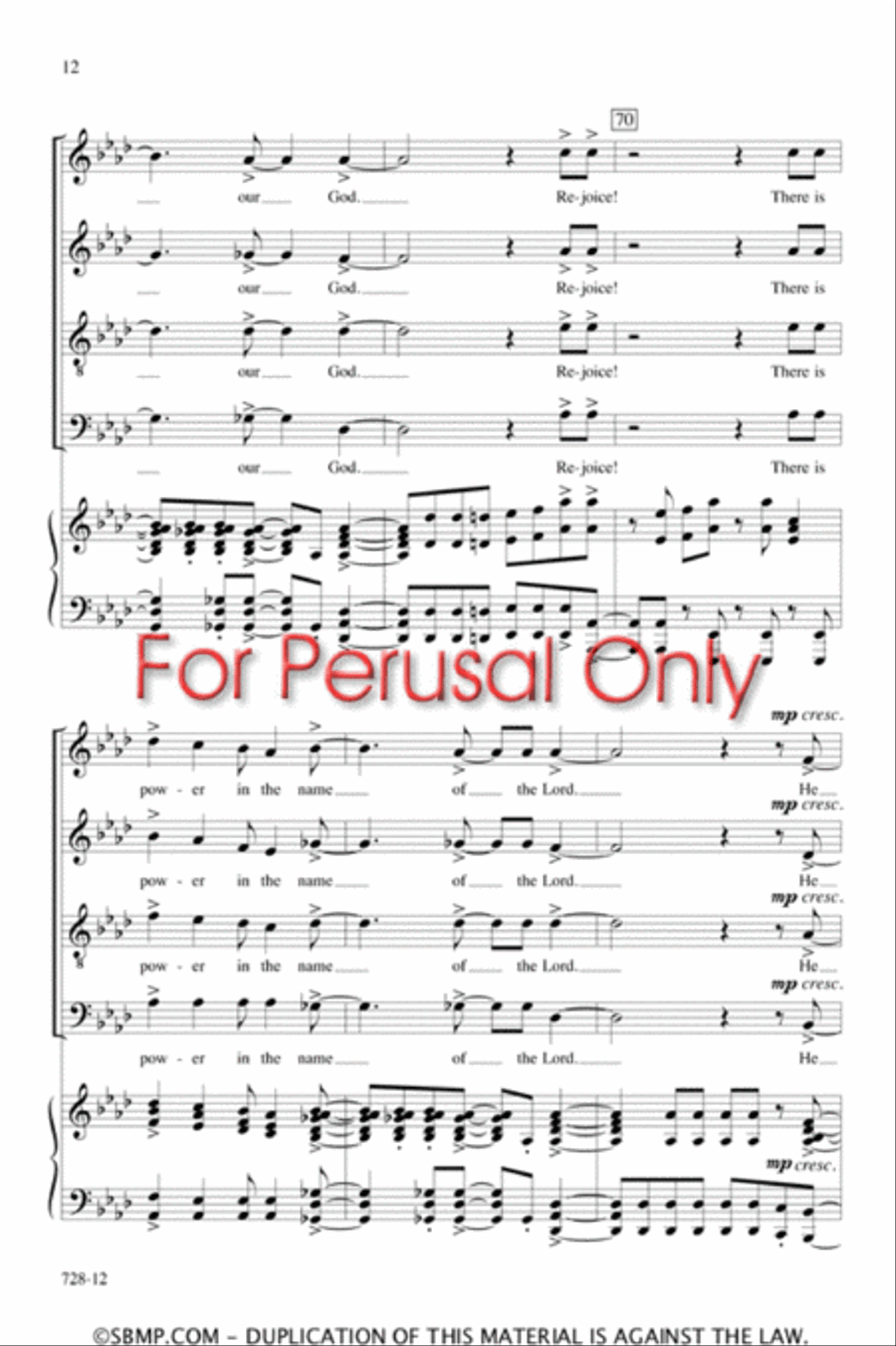 Rejoice! - SATB Octavo Rejoice! - SATB Octavo 4-Part scores gallery preview page 11