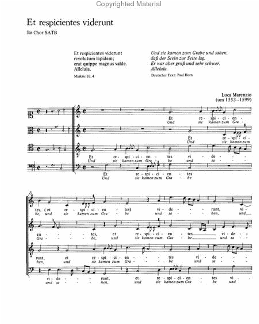 Et respicientes viderunt 4-Part scores gallery preview page 2
