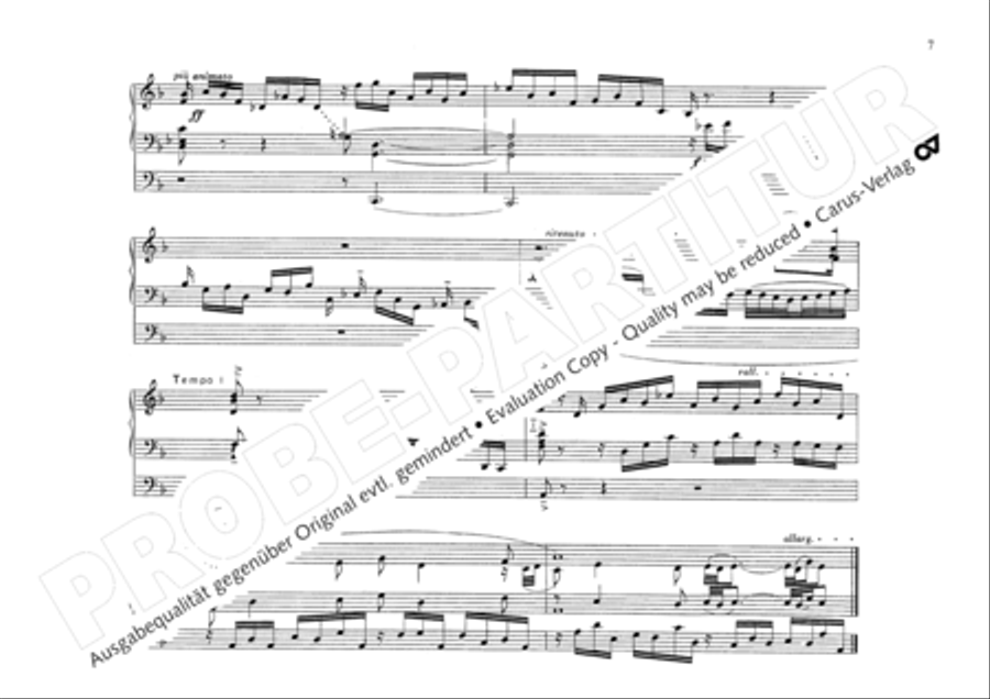 O God, from heaven look on us (Ach Gott, vom Himmel sieh darein) Organ scores gallery preview page 10