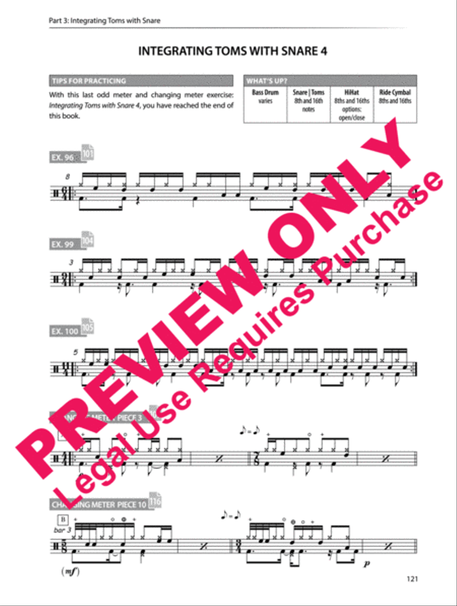 Drumset Groove Control Drumset Groove Control Drum Set scores gallery preview page 14
