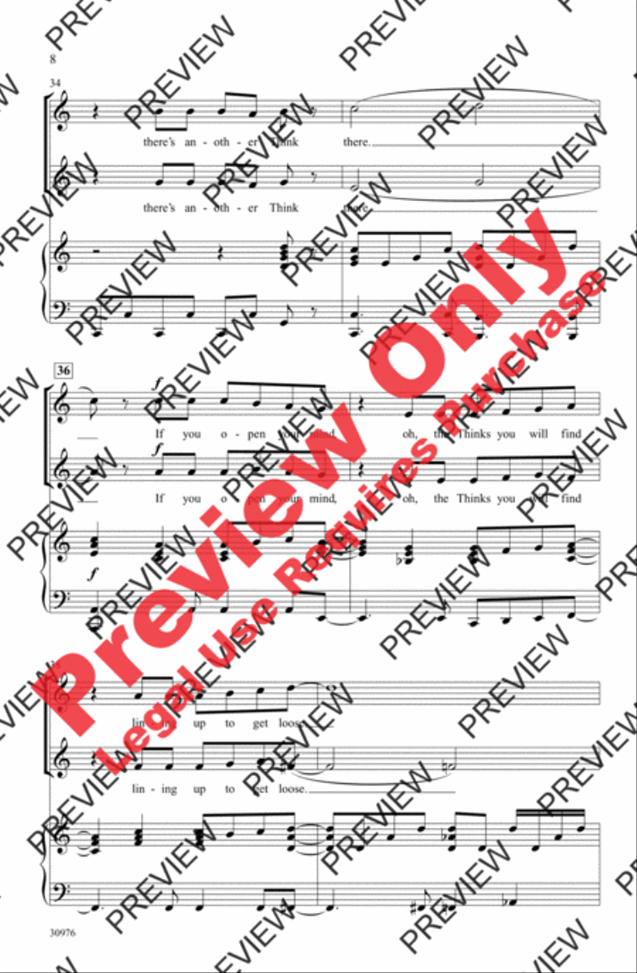 Seussical the Musical: A Choral Medley 2-Part scores gallery preview page 8