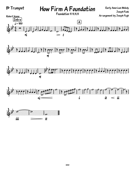 How Firm A Foundation (Brass Quintet) image number null