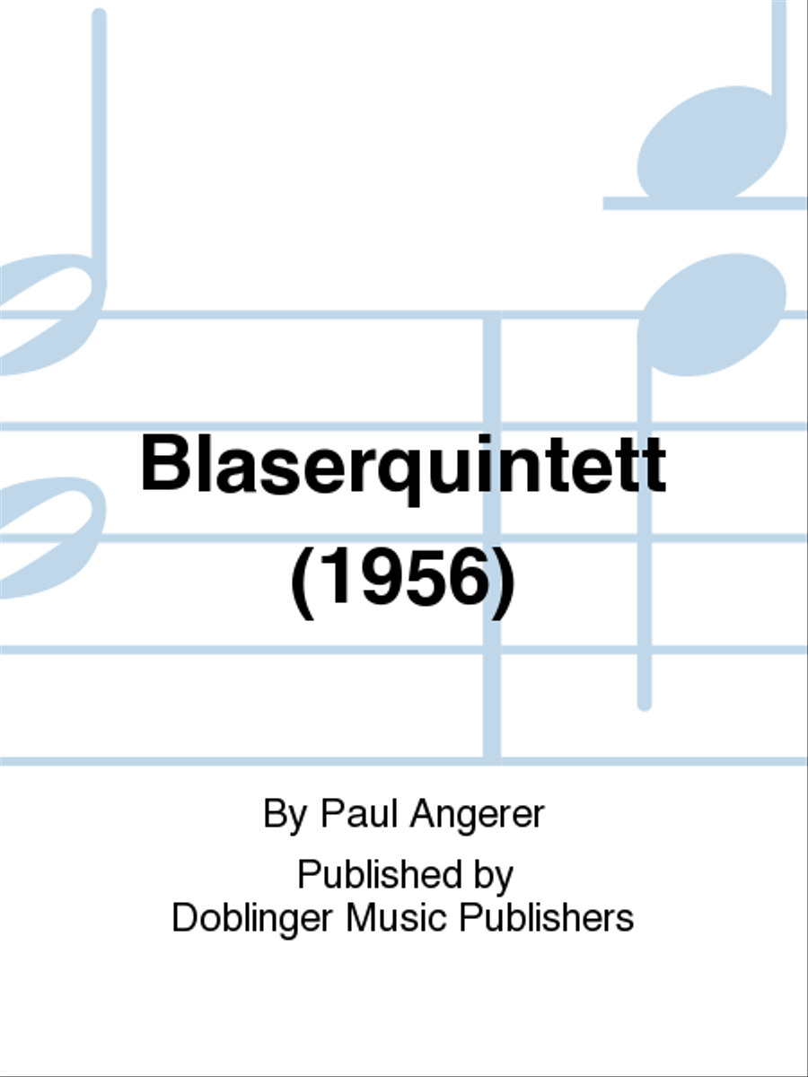 Blaserquintett (1956) Woodwind Quintet scores gallery preview page 1