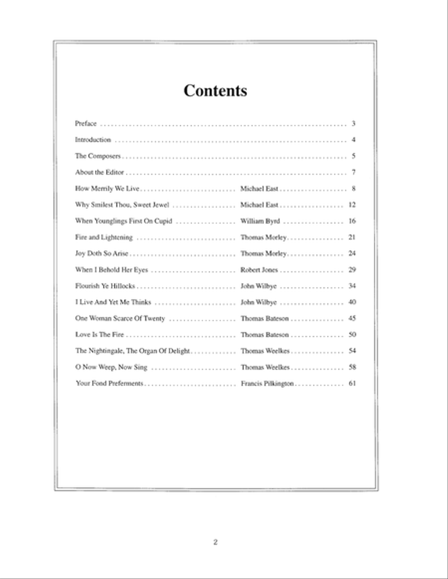 English Madrigals for Acoustic Guitar Lute scores gallery preview page 3