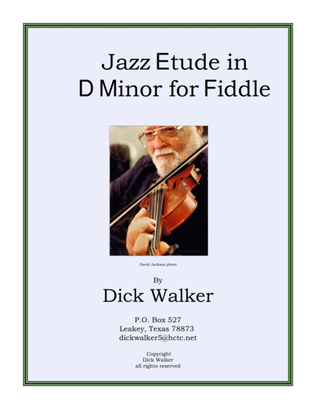 Jazz etude in d minor for fiddle