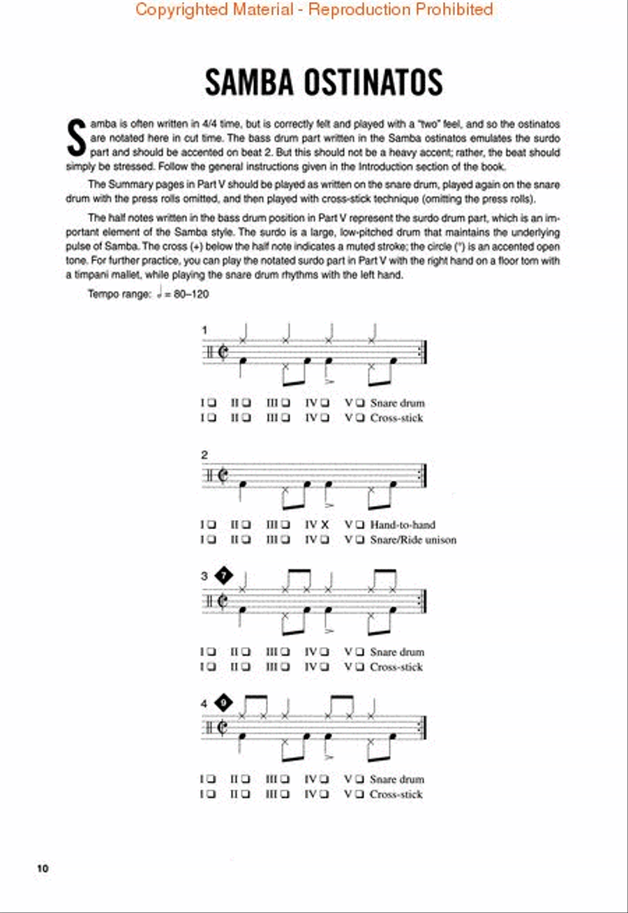 Brazilian Coordination for Drumset Drum Set scores gallery preview page 3