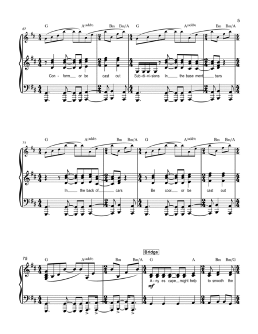 Subdivisions Subdivisions Piano Solo scores gallery preview page 5