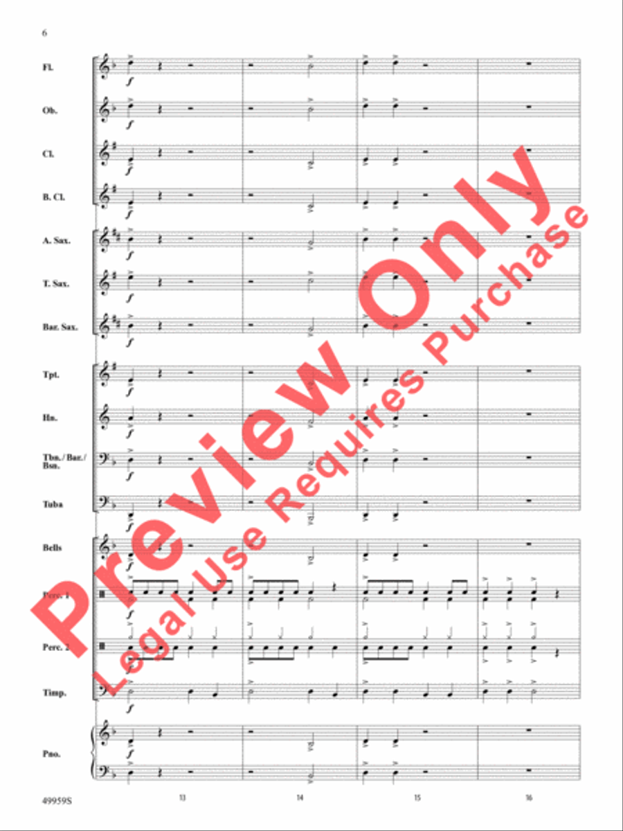 Creep It Real Concert Band scores gallery preview page 7