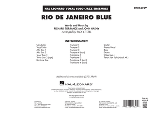 Rio de Janeiro Blue (Key: C min) (arr. Rick Stitzel) - Conductor Score (Full Score)