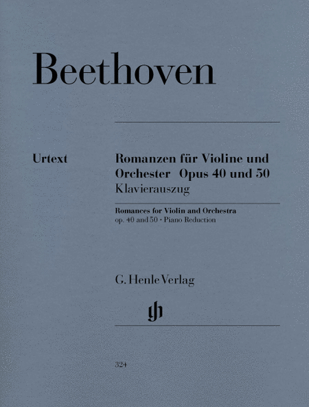 Romances for Violin and Orchestra Op. 40 & 50 in G and F Major by Ludwig van Beethoven Violin Solo - Sheet Music