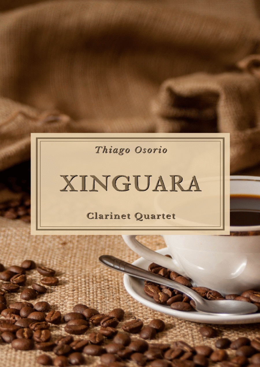 Xinguara - Baião and Maxixe for Clarinet Quartet Clarinet Quartet scores gallery preview page 1