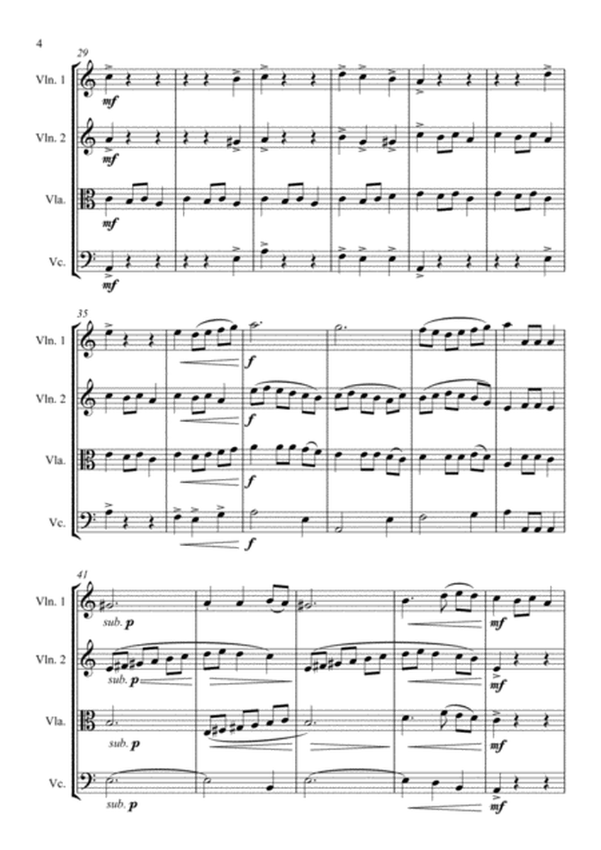 Fantasia on the Ukrainian Bell Carol - for String Quartet image number null