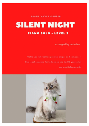 Book cover for Silent Night - Traditional for Piano Solo