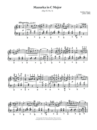 Book cover for Mazurka In C Major, Op.67 No.3