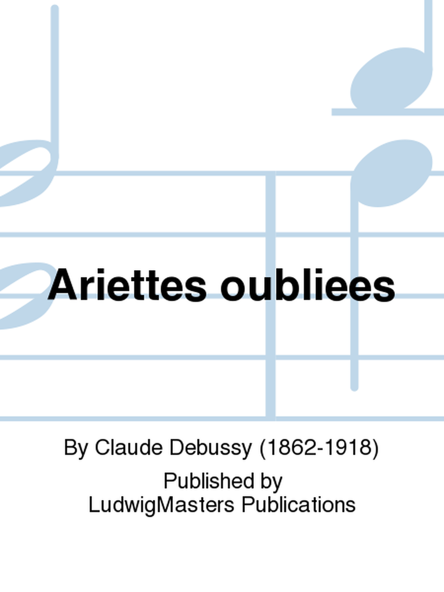 Ariettes oubliees