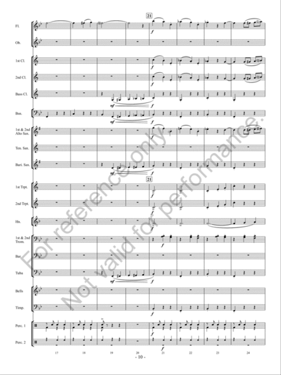 A Haunted Trilogy A Haunted Trilogy Concert Band scores gallery preview page 11