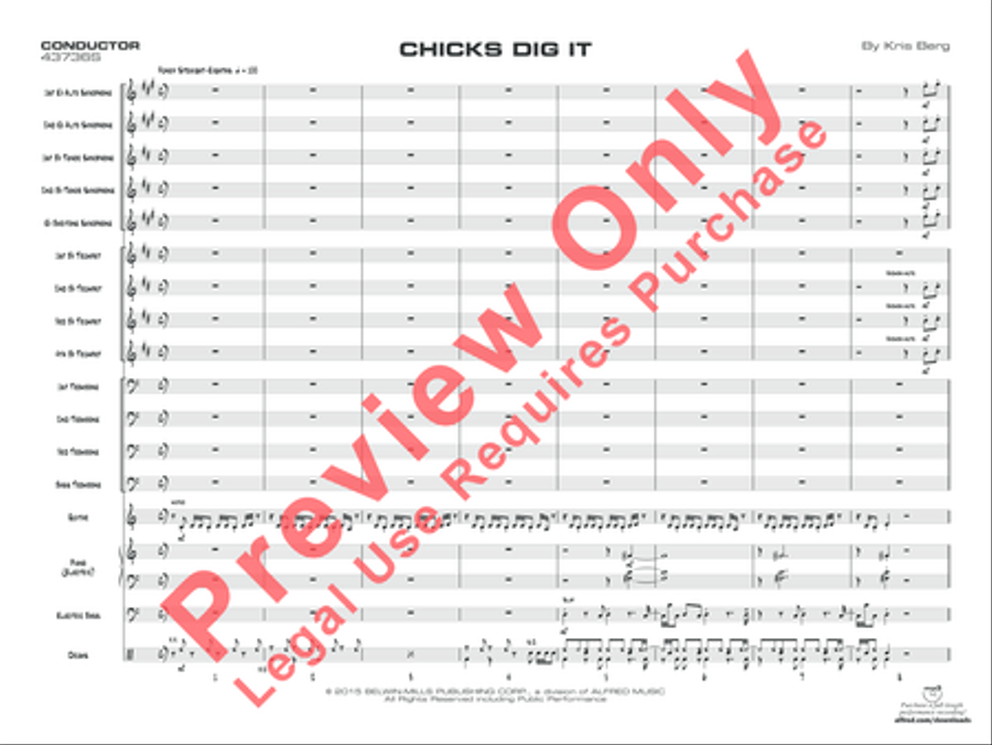 Chicks Dig It Jazz Ensemble scores gallery preview page 2