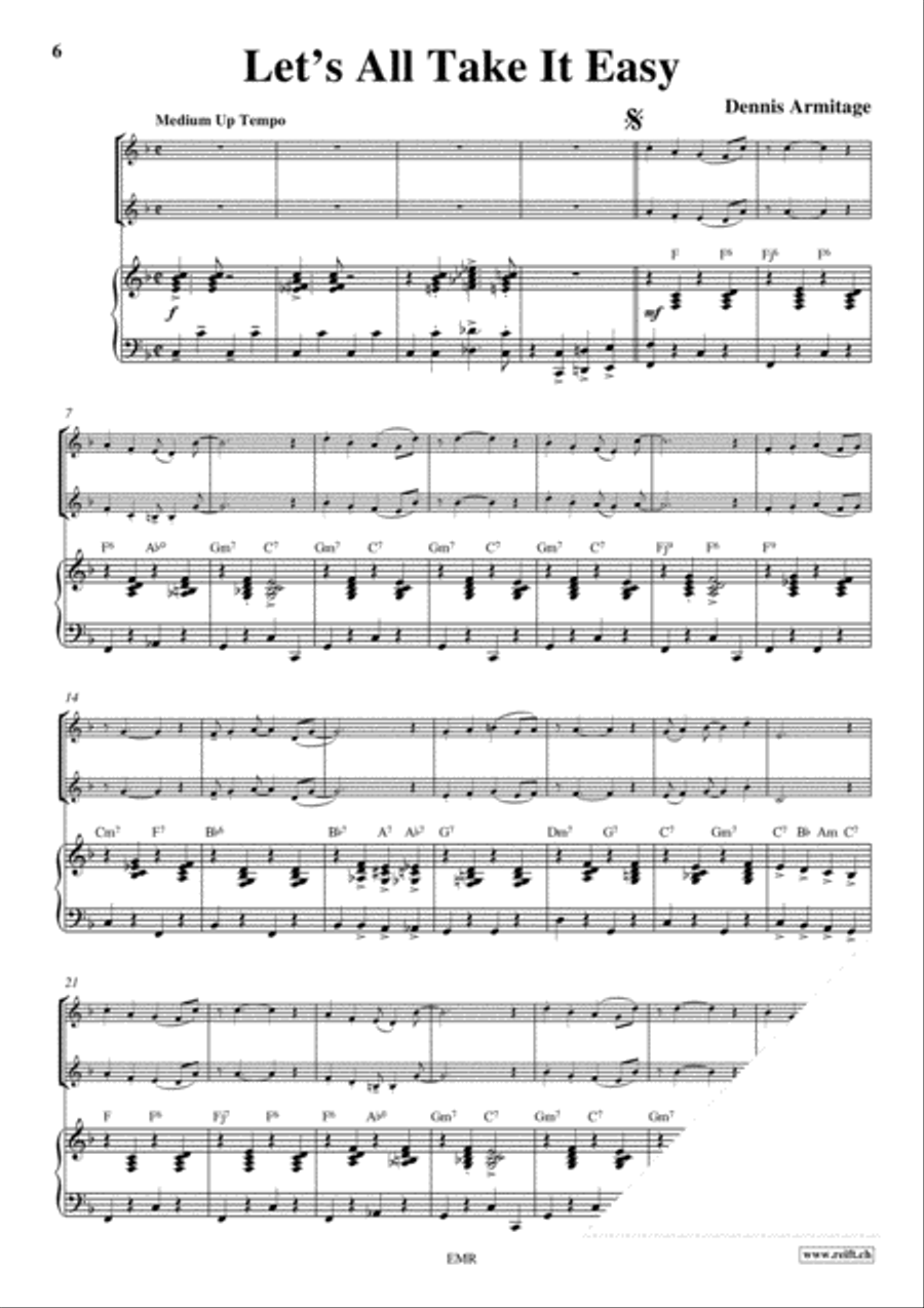 Dixieland Woodwind Ensemble scores gallery preview page 4