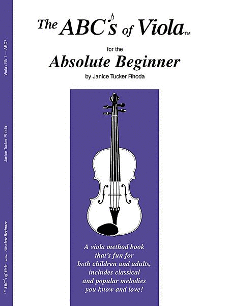 ABCs of Viola for the Absolute Beginner-Bk. 1