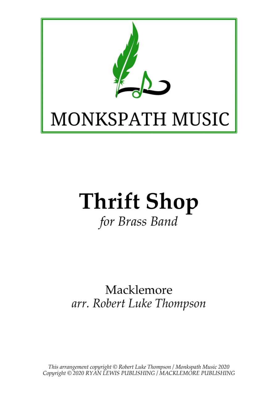Thrift Shop Brass Band scores gallery preview page 1