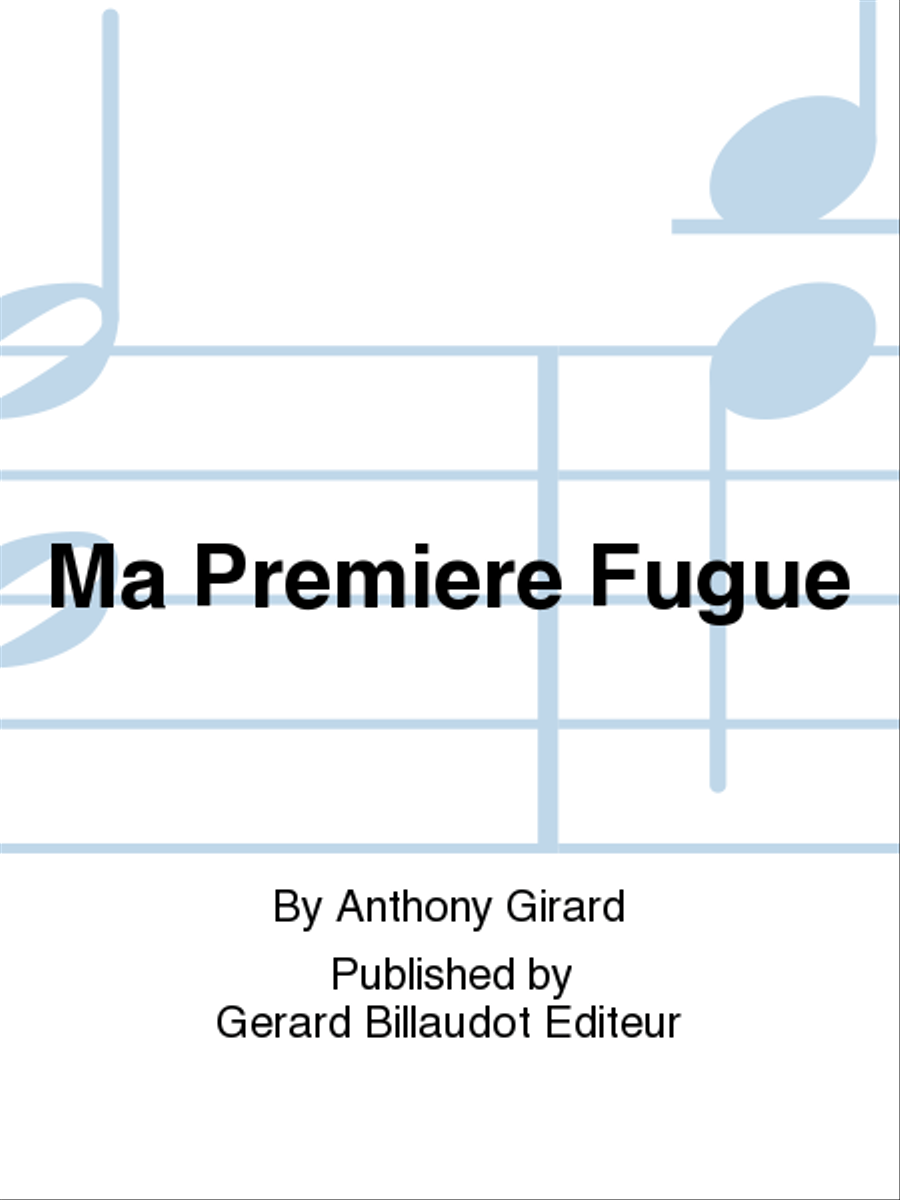 Ma Premiere Fugue Piano Solo scores gallery preview page 1
