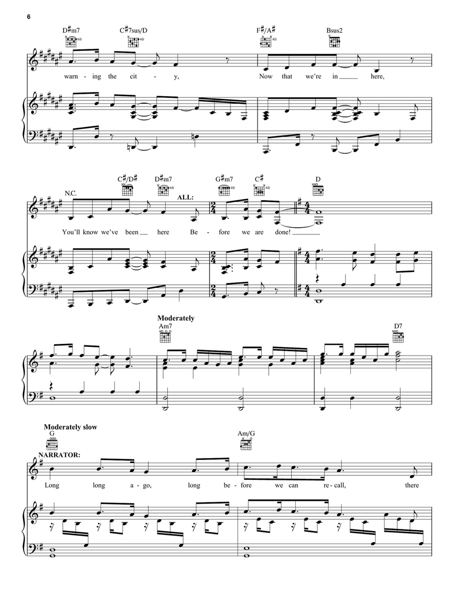 One Short Day (from Wicked) (2024) Piano, Vocal, Guitar scores gallery preview page 6