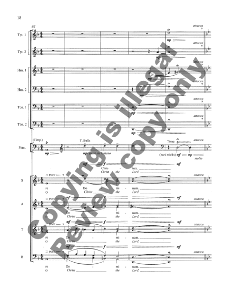 O Magnum Mysterium (Full Score) Choir scores gallery preview page 37