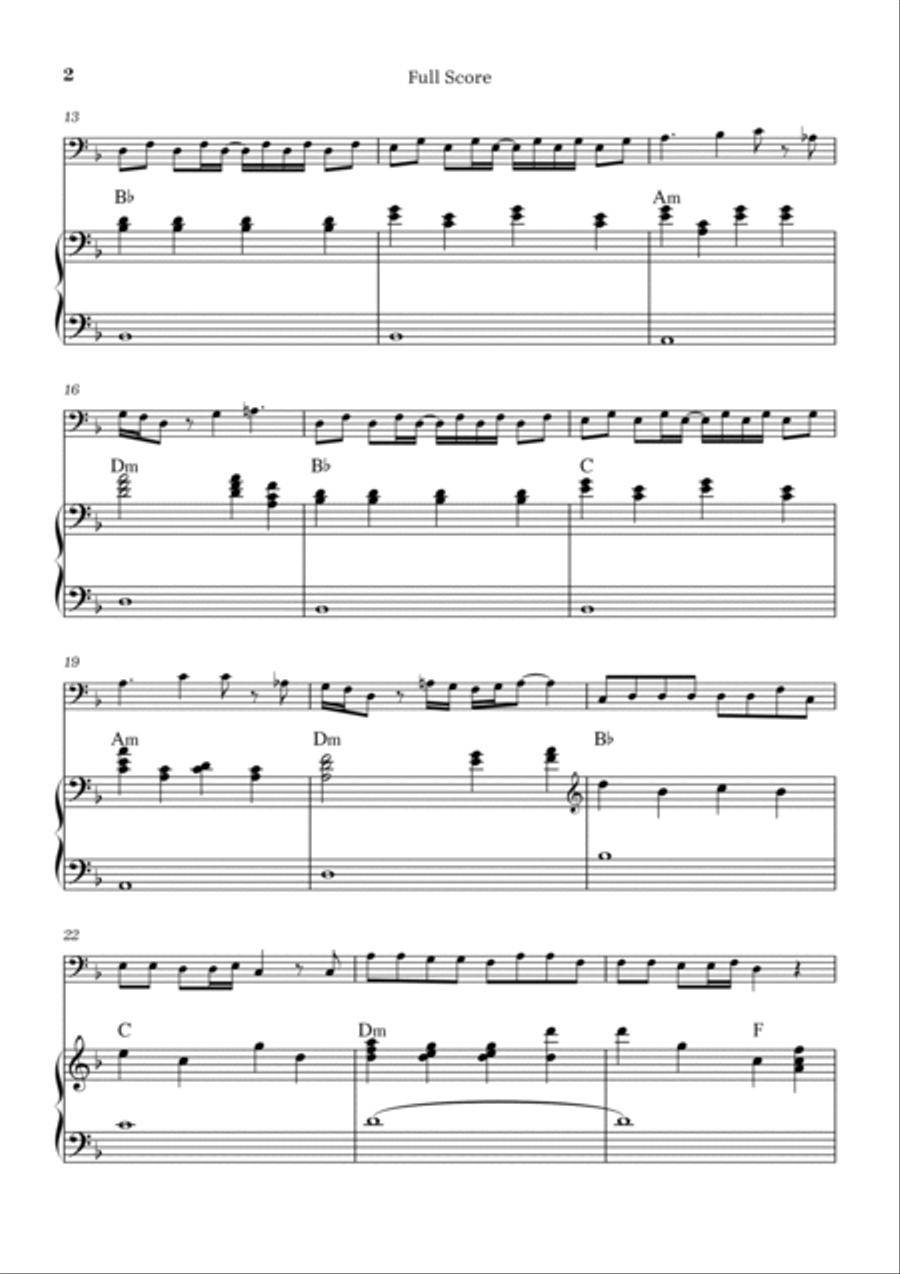 Peaches Bassoon scores gallery preview page 2