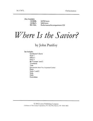 Where Is the Savior? - Orchestration