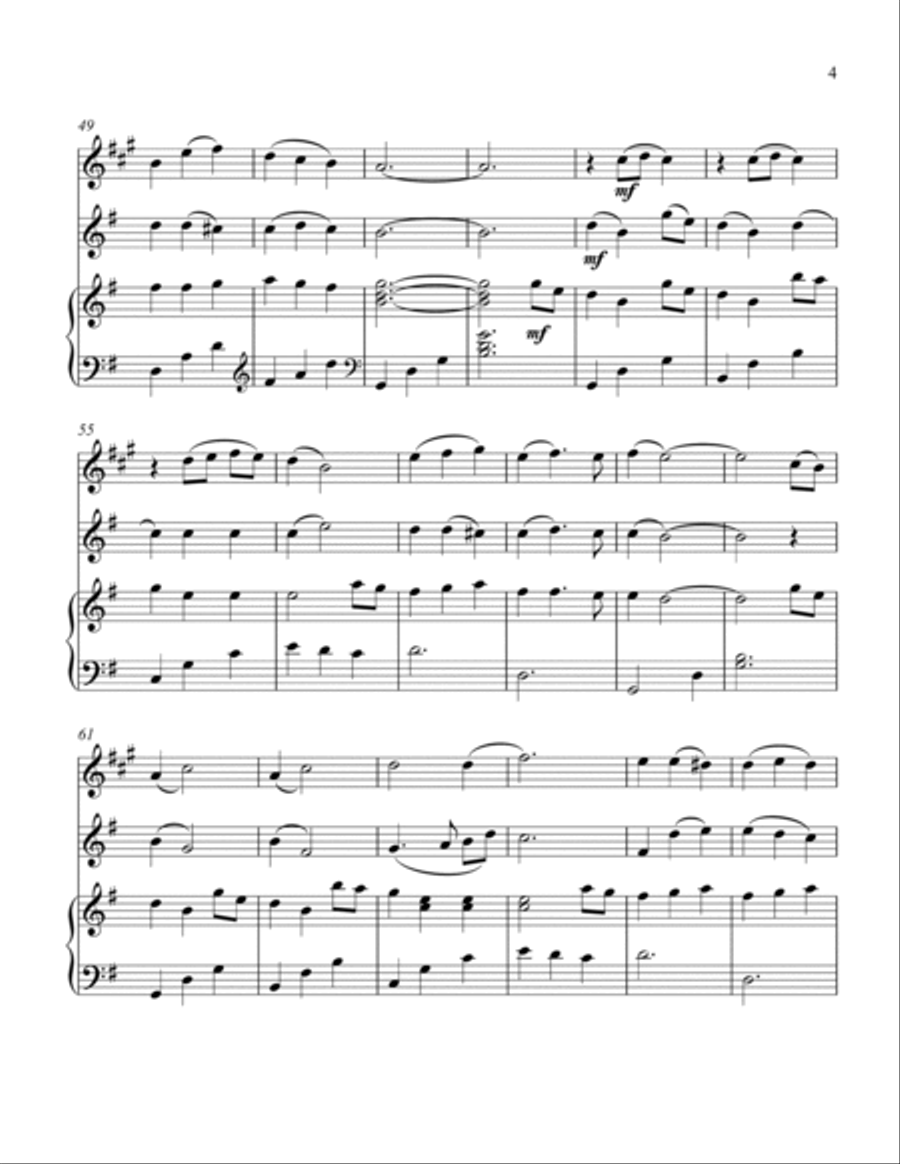 Silver Bells Clarinet scores gallery preview page 5