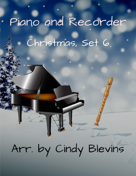 Piano and Recorder, Christmas, Set 6 image number null