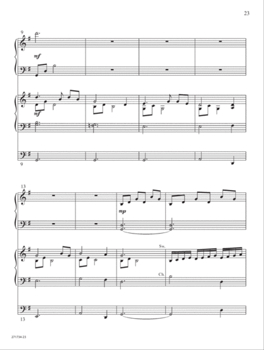 Grace So Amazing Organ scores gallery preview page 13
