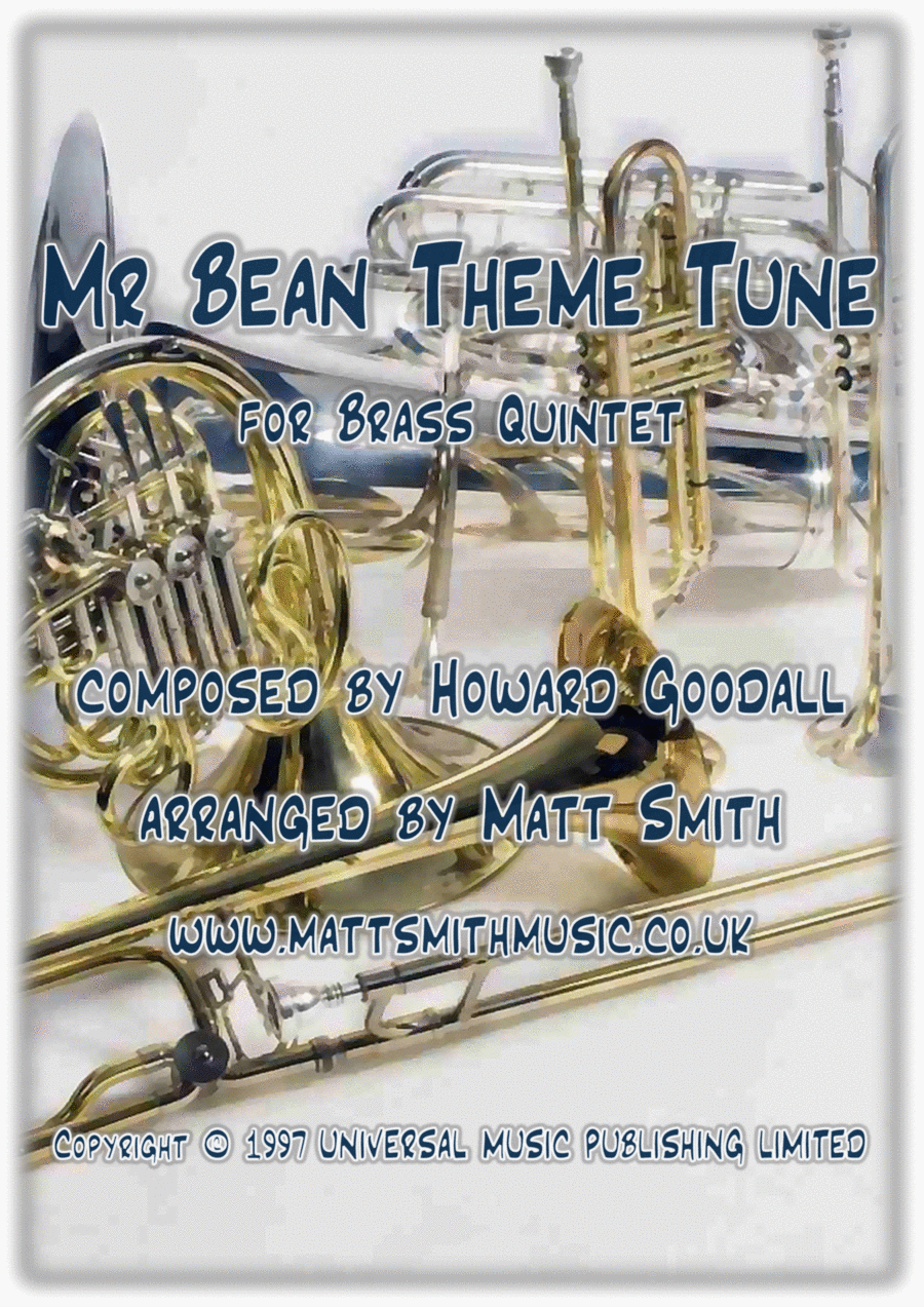 Mr. Bean Animated Series Theme Horn scores gallery preview page 1