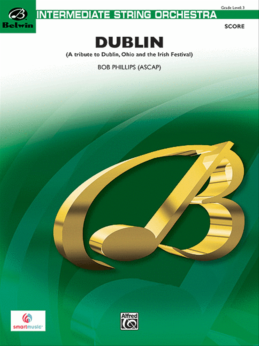 Dublin (A tribute to Dublin, Ohio and the Irish Festival) (Score only) String Orchestra scores gallery preview page 1