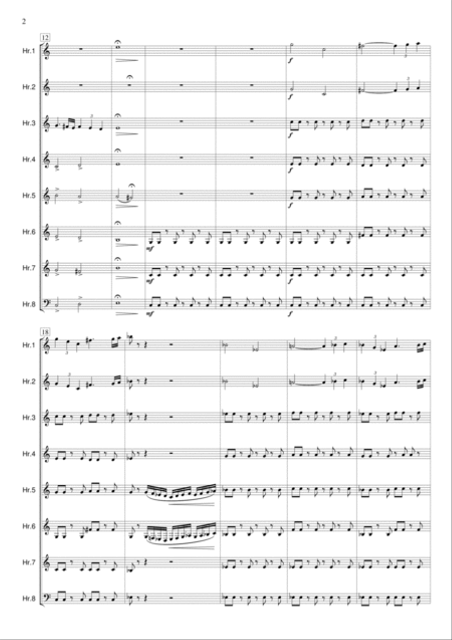 Back To The Future Horn scores gallery preview page 2